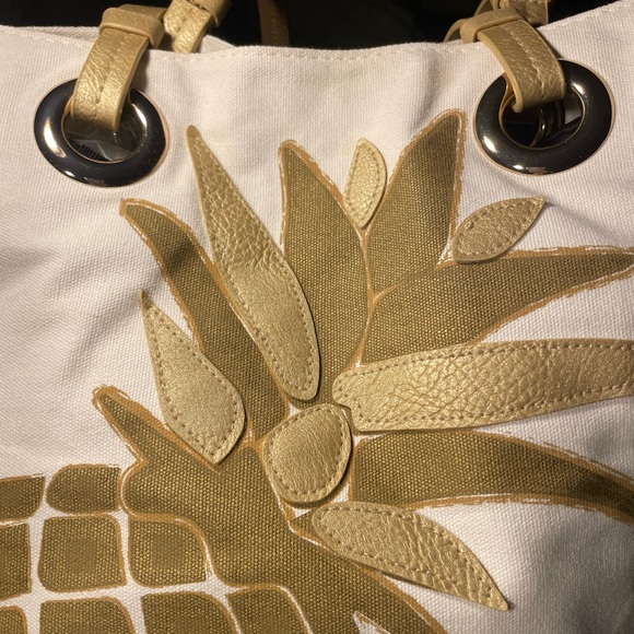 Canvas Pineapple Tote - Picture 2 of 16